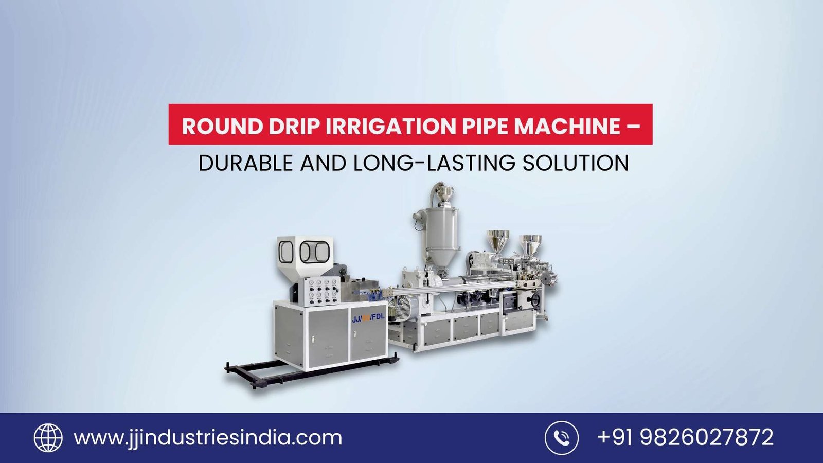Round Drip Irrigation Pipe Machine – Durable and Long-Lasting Solution