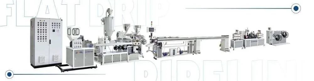 Flat Drip Irrigation Pipe Machine