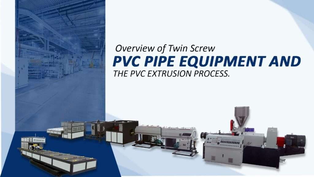 Twin Screw PVC Pipe Equipment in India