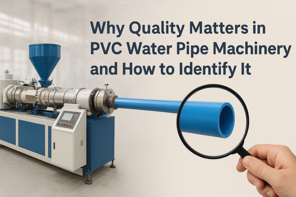 PVC Water Pipe Machinery